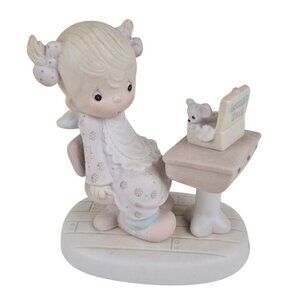 Precious Moments E-7162 Girl Finding Mouse Inside Her Lunchbox Figurine